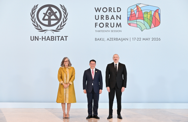 bakıda ümumdünya şəhərsalma forumunun 13-cü sessiyasının açılış mərasimi keçirilib